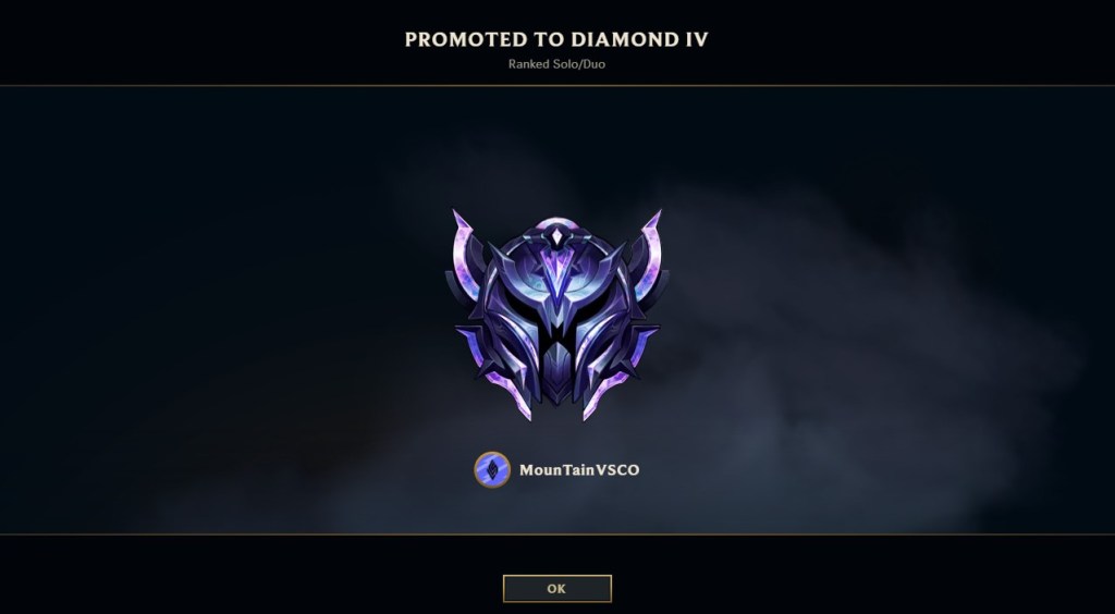 William Zhao hitting diamond in league of legends